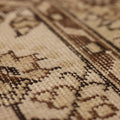 Vintage Isparta Turkish Area Rug 6x10 ft — Beige & Brown Floral (No. 62828)