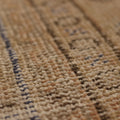 Vintage Manisa Turkish Area Rug 6x9 ft — Orange & Blue Distressed
