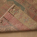 Vintage Malatya Turkish Runner Rug 3x9 ft — Beige & Pink Geometric