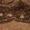 Vintage Malatya Turkish Runner Rug 3x11 ft — Brown & Beige Geometric (No. 62847)