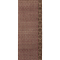 Vintage Malatya Turkish Runner Rug 3x11 ft — Pink & Brown Geometric (No. 62851)