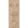 Vintage Malatya Turkish Runner Rug 3x11 ft — Beige & Brown Geometric (No. 62852)