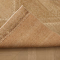 Vintage Malatya Turkish Runner Rug 3x11 ft — Beige & Brown Geometric (No. 62852)