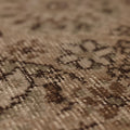 Vintage Isparta Turkish Area Rug 5x8 ft — Beige & Brown Floral (No. 62860)
