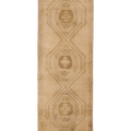 Vintage Malatya Turkish Runner Rug 3x10 ft — Beige & Brown Geometric (No. 62865)