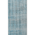 Vintage Manisa Turkish Runner Rug 3x8 ft — Blue Overdyed