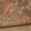 Vintage Niğde Turkish Runner Rug 2x8 ft — Red & Beige Geometric