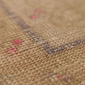 Vintage Niğde Turkish Runner Rug 3x9 ft — Beige & Brown Geometric