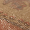 Vintage Nevşehir Turkish Runner Rug 2x6 ft — Brown & Beige Floral