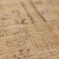 Vintage Manisa Turkish Area Rug 7x11 ft — Beige & Brown Floral