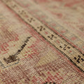 Vintage Manisa Turkish Runner Rug 2x7 ft — Pink Geometric