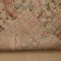 Vintage Manisa Turkish Runner Rug 2x11 ft — Pink Geometric