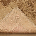 Vintage Malatya Turkish Runner Rug 3x14 ft — Beige & Brown Southwestern
