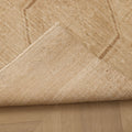 Vintage Malatya Turkish Runner Rug 2x6 ft — Beige & Brown Geometric (No. 62966)