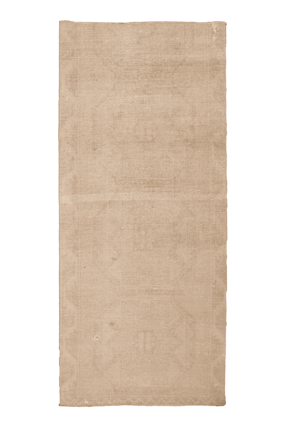 Vintage Malatya Turkish Runner Rug 4x8 ft — Beige Distressed