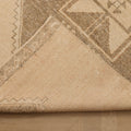 Vintage Malatya Turkish Runner Rug 3x12 ft — Beige & Brown Geometric (No. 63027)
