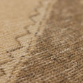 Vintage Malatya Turkish Runner Rug 3x12 ft — Beige & Brown Geometric (No. 63027)