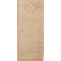 Vintage Malatya Turkish Runner Rug 3x10 ft — Beige Geometric