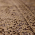 Vintage Manisa Turkish Area Rug 5x7 ft — Beige & Brown Geometric