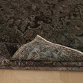 Vintage Southeastern Persian Style Area Rug 10x12 ft — Gray & Brown Medallion