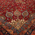 Vintage Southeastern Persian Style Oversize Rug 9x15 ft — Red & Blue Medallion