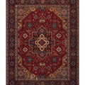 Vintage Southeastern Persian Style Oversize Rug 10x13 ft — Red & Blue Medallion