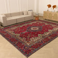 Vintage Southeastern Persian Style Oversize Rug 10x13 ft — Red & Blue Medallion