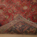 Vintage Southeastern Persian Style Oversize Rug 10x13 ft — Red & Blue Medallion