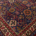 Vintage Southeastern Persian Style Oversize Rug 10x13 ft — Blue & Red Floral