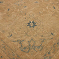 Vintage Southeastern Persian Style Oversize Rug 10x13 ft — Beige & Blue Medallion