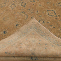 Vintage Southeastern Persian Style Oversize Rug 10x13 ft — Beige & Blue Medallion