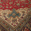 Vintage Southeastern Persian Style Oversize Rug 10x13 ft — Red & Beige Medallion