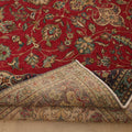 Vintage Southeastern Persian Style Oversize Rug 10x13 ft — Red & Beige Medallion