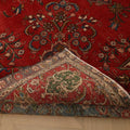 Vintage Southeastern Persian Style Oversize Rug 10x13 ft — Red & Blue Medallion