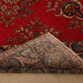 Vintage Southeastern Persian Style Oversize Rug 10x13 ft — Red & Blue Medallion