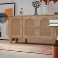 Bohemian 2.7x9.9 ft wool and cotton runner rug in orange and yellow with intricate human-figured Persian patterns.