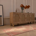 Vintage 2x11 ft Turkish runner rug in pink and gray with geometric patterns, handmade from wool and cotton.