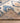 Vintage Niğde Turkish Area Rug 5x8 ft — White & Navy Geometric