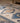 Vintage Niğde Turkish Area Rug 5x8 ft — White & Navy Geometric