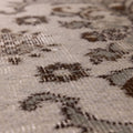 Vintage Isparta Turkish Area Rug 3x6 ft — Gray Overdyed