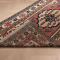 Vintage Niğde Turkish Area Rug 3x7 ft — Pink Floral