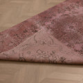 Vintage Isparta Turkish Area Rug 3x7 ft — Pink Overdyed
