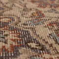 Vintage Isparta Turkish Area Rug 4x7 ft — Red Floral