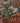 Vintage Isparta Turkish Area Rug 4x7 ft — Red & Blue Floral