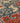 Vintage Isparta Turkish Area Rug 4x7 ft — Red & Blue Floral