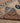 Vintage Niğde Turkish Area Rug 4x6 ft — Beige & Blue Geometric (No. 48965)