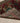 Vintage Kars Turkish Area Rug 4x6 ft — Red & Brown Geometric