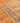 Vintage Nigde Turkish Area Rug 3x7 ft — Orange & Beige Floral