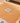Vintage Turkish Area Rug 3x5 ft — Orange & Beige Geometric