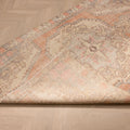 Vintage Nevşehir Turkish Area Rug 4x6 ft — Orange Floral